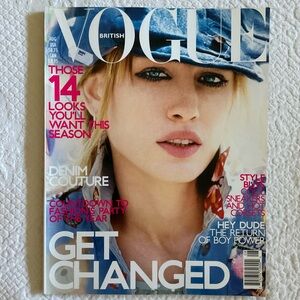 August 2001 British Vogue